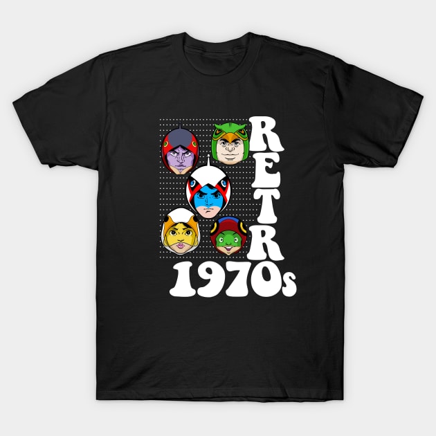 Gatchaman Battle of the Planets - retro 80s T-Shirt by KERZILLA